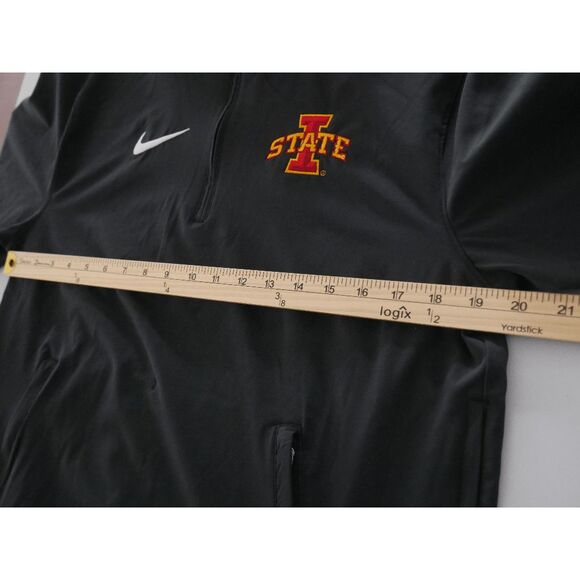 Nike Men's Iowa State Cyclones Coaches Dri-FIT Mid Weight Half-Zip Hoodie S - Picture 4 of 10